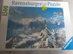 Ravensburger 1500 stukjes sneeuw, Ophalen of Verzenden, 500 t/m 1500 stukjes, Zo goed als nieuw, Legpuzzel