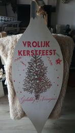 Wandbord hout kerst, Ophalen of Verzenden, Nieuw