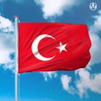 Turkije vlag 90x150cm, Ophalen of Verzenden