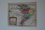 ZUID-AMERIKA Kopergravure Landkaart 1795 M.A. LOTTER E12, Verzenden
