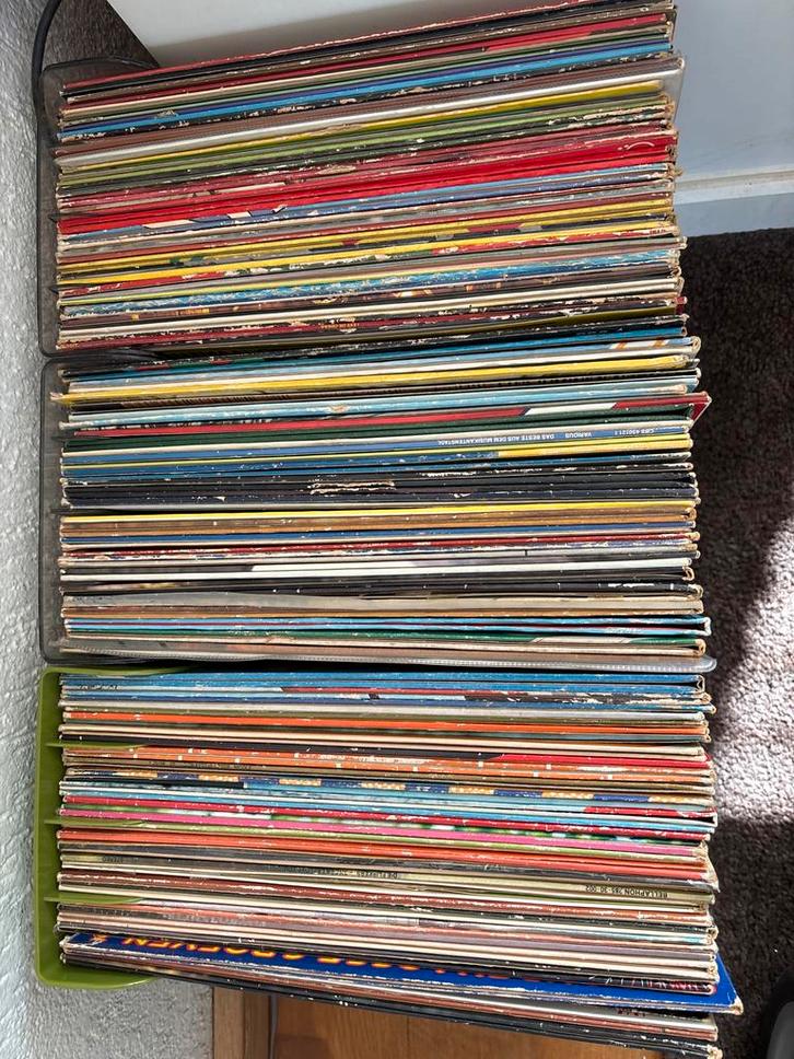 Grote Collectie Vinyl  400 stuks ( Nederlands & Duitstalig ), Cd's en Dvd's, Cd's | Overige Cd's, Gebruikt, Ophalen