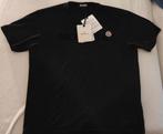 Moncler Maglia Logo Patch T-shirt Black M, Moncler, Maat 48/50 (M), Zwart, Nieuw