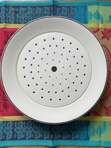 Antieke fruit- of vistreef met serveerschaal, Petrus Regout beschikbaar voor biedingen