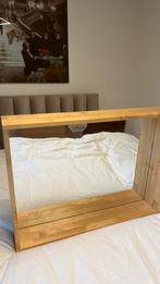 Te koop, leuke spiegel met schap, Ophalen, Minder dan 50 cm, Zo goed als nieuw, Minder dan 100 cm