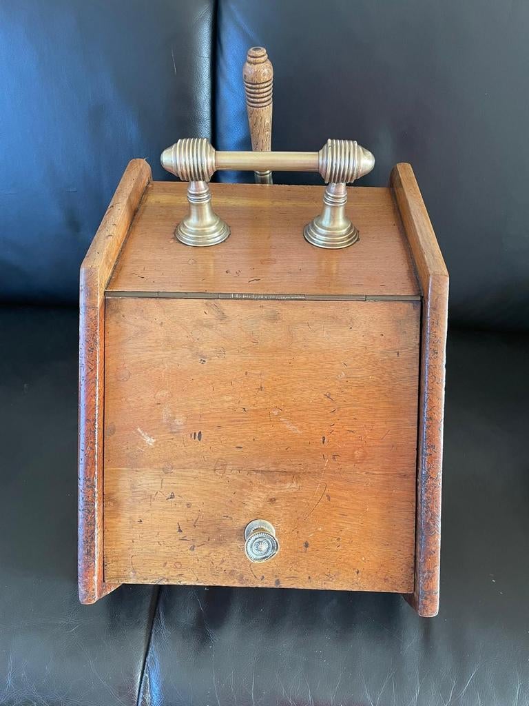 Kolenbak koperen handgreep, Ophalen of Verzenden, Minder dan 50 cm, Minder dan 50 cm