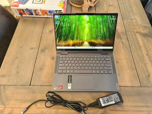 Lenovo yoga 7, AMD Ryzen 5, 16GB, 512GB SSD, Touchscreen, Computers en Software, Windows Laptops, Gebruikt, 14 inch, SSD, 2 tot 3 Ghz