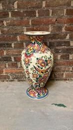 Delft polychrome grote vaas, Antiek en Kunst, Ophalen