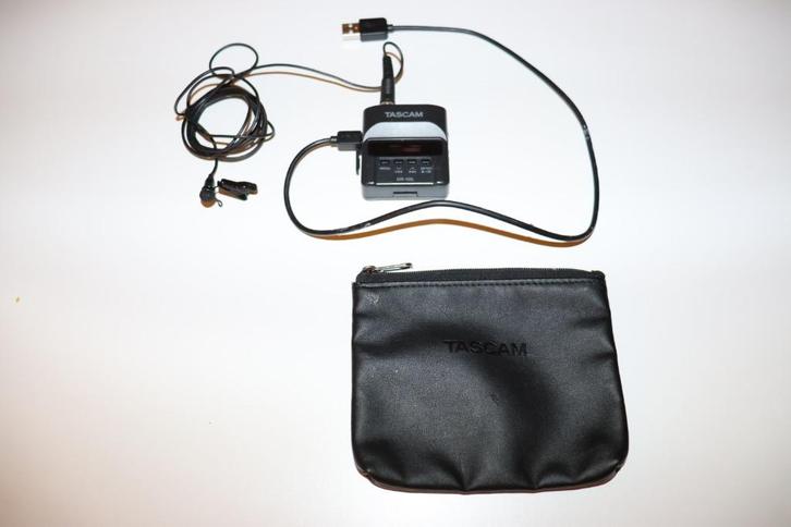 TASCAM DR-10L + lavalier microfoon, Muziek en Instrumenten, Microfoons, Zo goed als nieuw, Overige typen, Draadloos, Ophalen of Verzenden