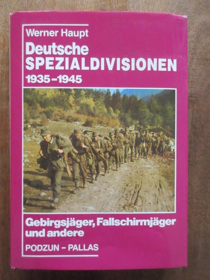Deutsche Spezialdivisionen Gebirgsjager Fallschir Waffen-SS, Verzamelen, Militaria | Tweede Wereldoorlog, Boek of Tijdschrift