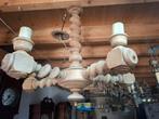 Houten 30e jaren lamp, Ophalen, Zo goed als nieuw