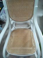Thonet schommelstoel in wit hoogglans, Huis en Inrichting, Stoelen, Wit, Zo goed als nieuw, Ophalen