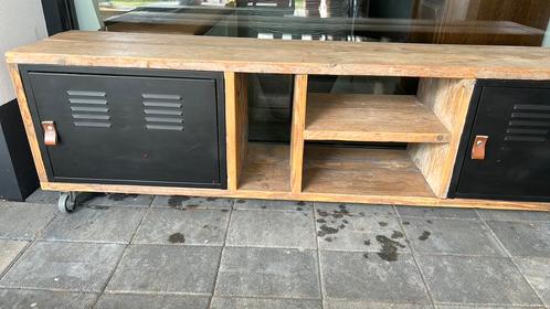 Industriële TV Meubel 200x40x55, Huis en Inrichting, Kasten | Televisiemeubels, Zo goed als nieuw, Minder dan 100 cm, 25 tot 50 cm