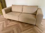 Mooie zand taupe 2,5 zits bank met losse kussens, Ophalen, Hout, Driepersoons, 75 tot 100 cm