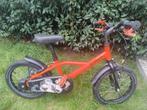 Btwin oranje kinderfiets 16 inch, Fietsen en Brommers, Fietsen | Vouwfietsen, Ophalen, Gebruikt, 16 tot 18 inch, Overige merken