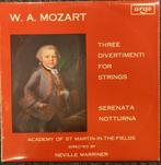 Neville Marriner - Mozart Divertimenti, Orkest of Ballet, Barok, Zo goed als nieuw, 12 inch