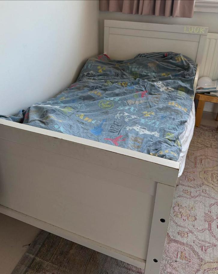 Ikea Sundvik Meegroeibed Compleet - gratis op te halen, Huis en Inrichting, Slaapkamer | Bedden, Gebruikt, Eenpersoons, 80 cm