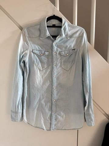 G-Star Denim Overhemd blouse Maat S - Zo Goed Als Nieuw! beschikbaar voor biedingen