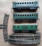 HWN tinplate, blikken Duitse wagons met passende HO rails., Hobby en Vrije tijd, Modeltreinen | H0, Ophalen of Verzenden, Gebruikt