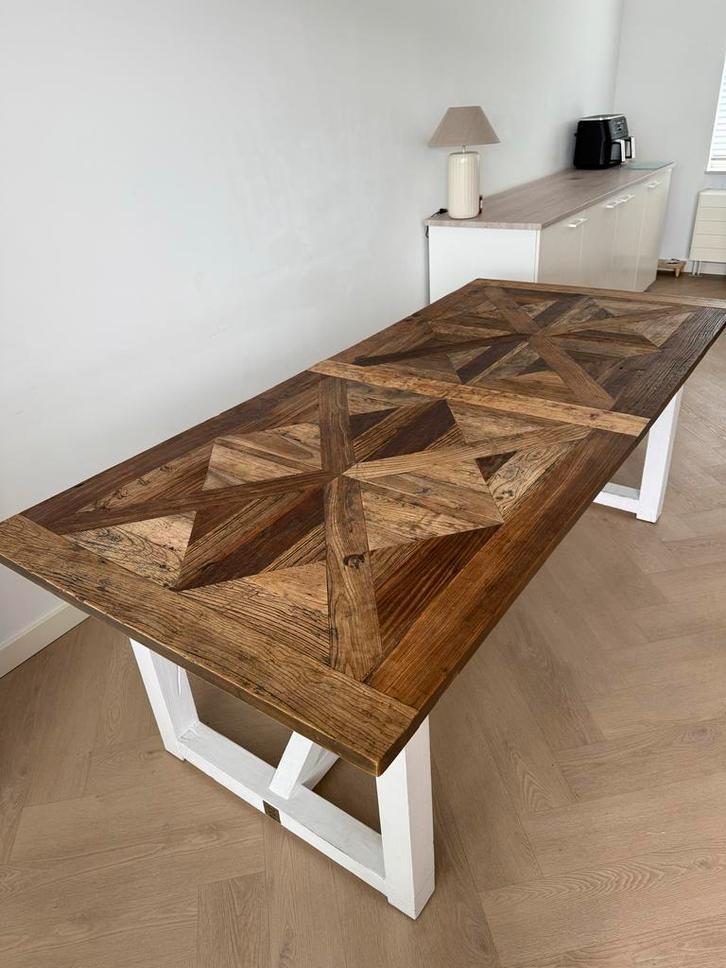 Rivièra Maison Château Chassigny Eettafel 220x100, Huis en Inrichting, Tafels | Eettafels, Zo goed als nieuw, 100 tot 150 cm, 200 cm of meer