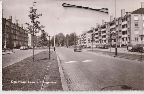 Den Haag Laan van Clingendael met auto's Volvo PV544, Verzamelen, Ansichtkaarten | Nederland, Ongelopen, Zuid-Holland, Ophalen of Verzenden