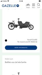 Gazelle Makki Travel, Fietsen en Brommers, Fietsen | Bakfietsen, Ophalen, 3 kinderen, Gazelle, Nieuw
