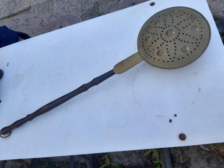 antieke koperen bed verwarmer, Antiek en Kunst, Antiek | Koper en Brons, Koper, Ophalen of Verzenden