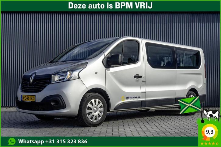 Renault Trafic Passenger *1.6dCi 9-Pers L2H1 | Incl. BPM, BT, Auto's, Renault, Bedrijf, Te koop, Trafic, ABS, Airbags, Airconditioning
