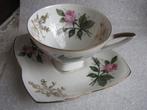 Oud Kopje met Vierkante Schotel / Rozen - ALKA Kunst Bavaria, Antiek en Kunst, Verzenden