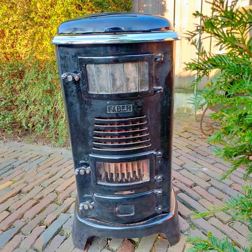 Antieke gietijzeren kachel, Tuin en Terras, Tuinhaarden, Ophalen