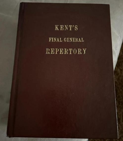 Kents final general  repertory Homeopathy voor praktijk, Boeken, Gezondheid, Dieet en Voeding, Zo goed als nieuw, Dieet en Voeding