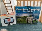 Complete Camping Satelliet Set met TV, Ophalen, Gebruikt