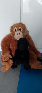 WWF Knuffels - Orang-oetan en Gorilla, Ophalen of Verzenden, Zo goed als nieuw, Overige typen