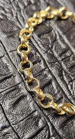 Prachtige jasseron 14k gouden armband, Sieraden, Tassen en Uiterlijk, Armbanden, Ophalen of Verzenden, Nieuw, Goud, Goud