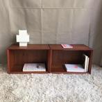 Twee Vintage Boekenkastjes. Nu met 20% korting, 50 tot 100 cm, Minder dan 100 cm, 25 tot 50 cm, Met plank(en)