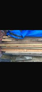 Houten balken, Doe-het-zelf en Verbouw, Hout en Planken, Ophalen, Gebruikt, Minder dan 25 mm, Balk