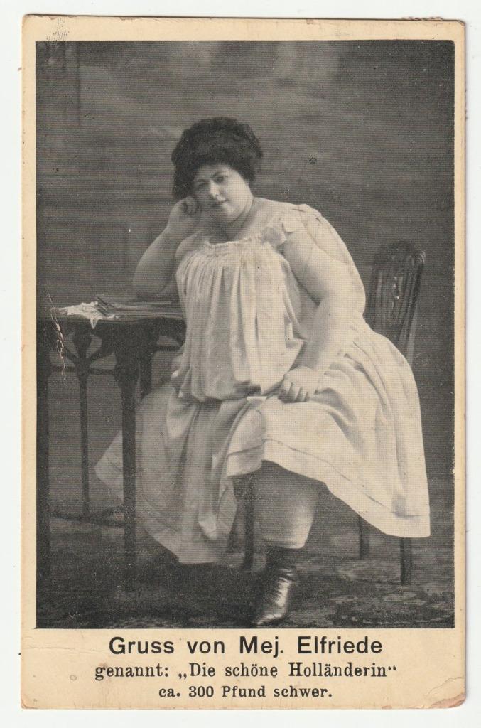 Mej. Elfriede Die Schöne Holländerin ansichtkaart, Verzamelen, Ansichtkaarten | Nederland, Gelopen, Voor 1920, Verzenden
