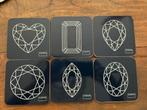 NIEUW ! Limited edition 6 onderzetters Gassan Diamonds 10x10, Ophalen of Verzenden, Nieuw, Overig