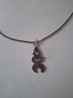 Zilver ketting 925, Sieraden, Tassen en Uiterlijk, Kettingen, Met hanger, Ophalen of Verzenden, Zo goed als nieuw, Zilver