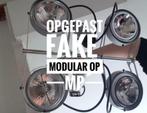 OPGEPAST, Imitatie Modular Nomad's verkocht als echte, Modern tijdloos, design, toplamp, Gebruikt, Metaal, Verzenden