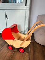 Houten Poppenwagen Van Dijk Toys, Kinderen en Baby's, Speelgoed | Overig, Ophalen, Gebruikt, Jongen of Meisje