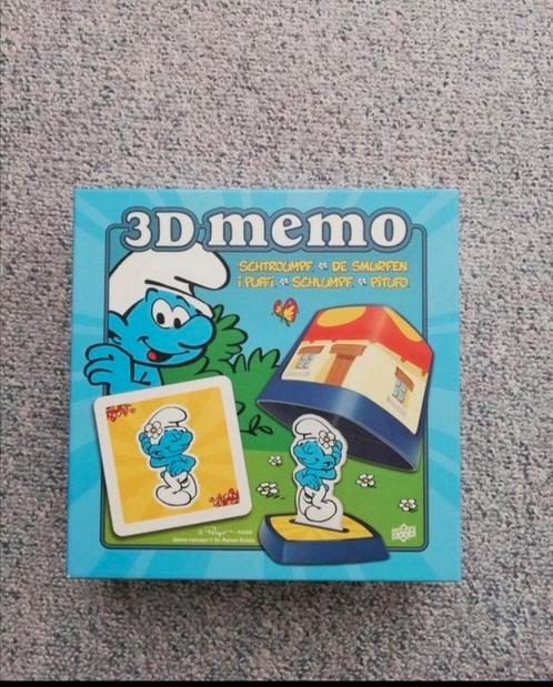 Smurfen 3d memo kids geheugenspel, Kinderen en Baby's, Speelgoed | Overig, Zo goed als nieuw, Jongen of Meisje, Ophalen of Verzenden