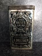 Antiek Vintage Cacaoblik A. Driessen Cacao Rotterdam 1 kilo., Verzamelen, Blikken, Ophalen of Verzenden, Gebruikt, Overige, Overige merken