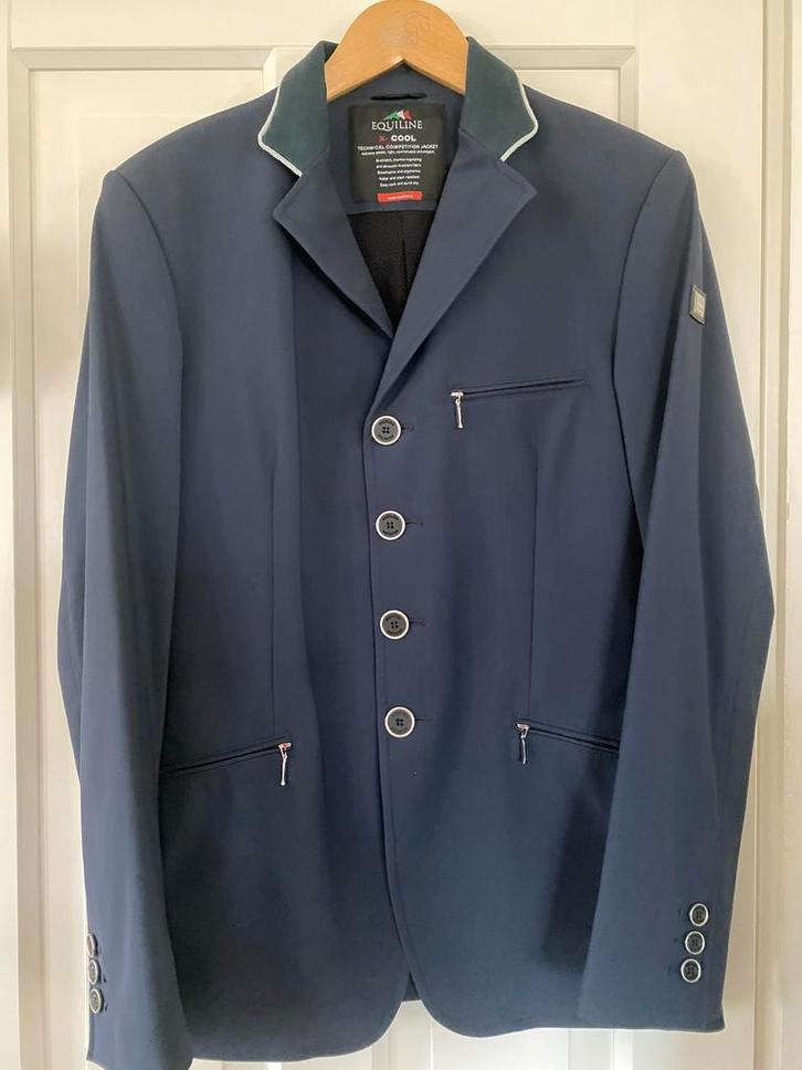 Equiline wedstrijdjasje heren, Dieren en Toebehoren, Paardrijkleding, Zo goed als nieuw, Heren, Bovenkleding, Dressuur, Ophalen of Verzenden