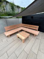 Maatwerk Douglas loungebanken op bestelling | Tuinmeubel op, 4 zitplaatsen, Bank, Nieuw, Ophalen of Verzenden