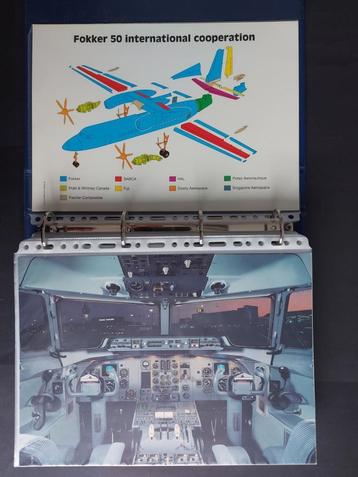 Fokker map met totaal 104 fotokaarten F50 en F70 (K1070)  beschikbaar voor biedingen