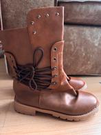 Nieuwe bruine laarzen met veters en rits - maat 40, Ophalen of Verzenden, Nieuw, Bruin, Lage of Enkellaarzen