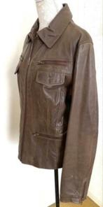 Sentida leren jasje maat 46 [DM], Ophalen of Verzenden, Zo goed als nieuw, Maat 46/48 (XL) of groter, Zwart