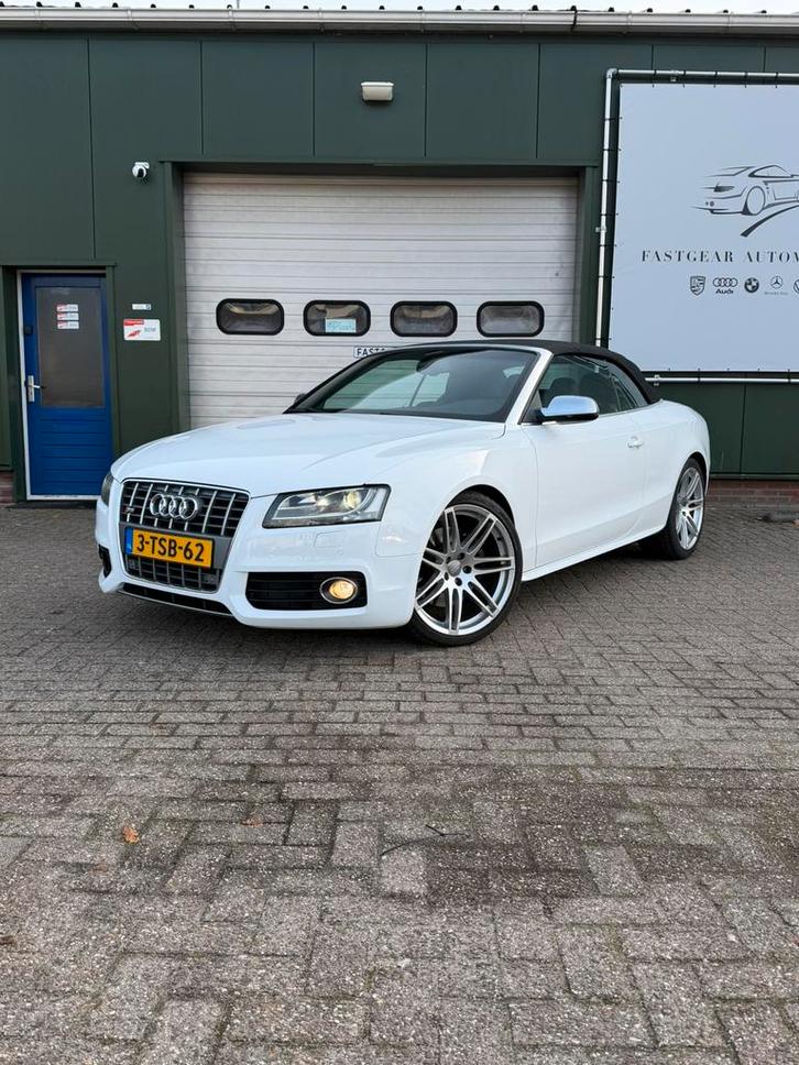 Audi S5 3.0 Tfsi 245KW Cabrio Quat. S-tr Wit, Auto's, Audi, Bedrijf, S5, Benzine, E, Cabriolet, Automaat, Geïmporteerd, Wit, Vierwielaandrijving