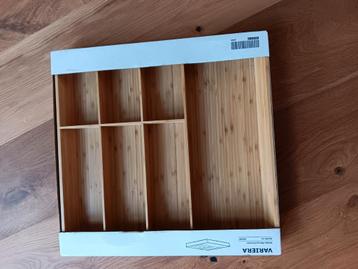 Nieuwe besteklade Ikea bamboe (2×) beschikbaar voor biedingen