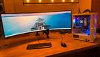 Game Pc Setup | RTX 3060 OC | Ryzen 5 | 16GB | G9 Oddysey, Computers en Software, Monitoren, Minder dan 1 ms, DisplayPort, Samsung